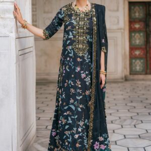 Iznik Most Demanding Edition – 3 Piece Unstitched Linen Suit | Heavy Embroidery Collection 2025