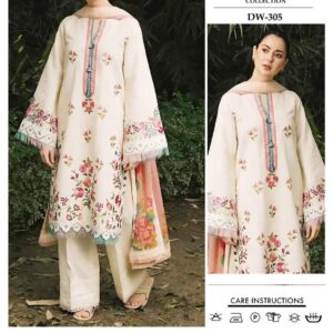 Winter’s Hot Collection – Dhanak 3Pc Embroidered | Airjet Edition | Premium Quality in Pakistan