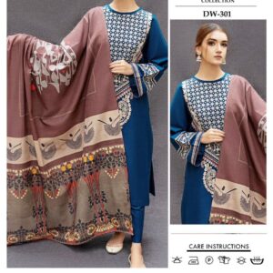 Winter’s Hot Collection – Dhanak 3Pc Embroidered | Airjet Edition | Premium Quality in Pakistan