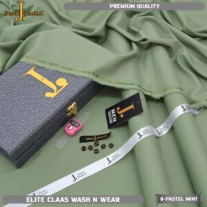 J. Junaid Jamshed Elite Class Wash & Wear – Unstitched Men’s Fabric 2025